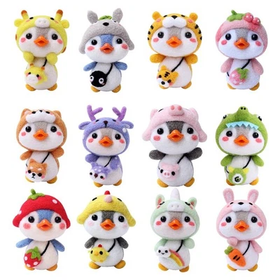 Cute Penguin DIY Material Package Handmade Wool Felt Crafting Joy for Everyone - Image 1 of 4