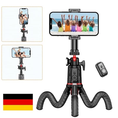 Smartphone Stativ Handy Tripod Klemmstativ Selfie Flexibel Dreibein Universal - Bild 1 von 4