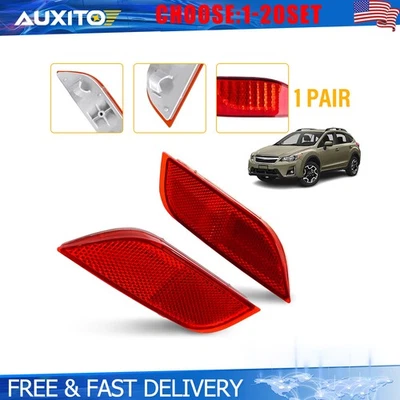 Reflector de parachoques trasero rojo 2-20X para Subaru XV Crosstrek modelo Touring 2013-2015 Foto 1 de 4