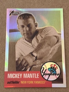 2007 Topps Chrome The Mickey Mantle Story #MMS16 Refractor /500 Yankees HOF NM+ - Picture 1 of 3