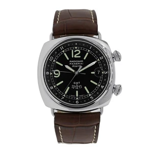 Reloj Panerai Radiomir 42MM Negro Índice Marcadores de Hora Dial Acero Inoxidable - Imagen 1 de 4