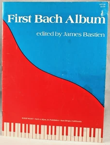 FIRST BACH ALBUM: By James Bastien, 2016 WP128 Sheet Music - Picture 1 of 2