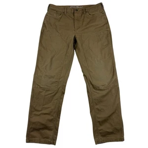 Pantalón de Trabajo Eddie Bauer Para Hombre Mountain Ops Doble Rodilla Condensador Flex Lona 36x32 - Imagen 1 de 13