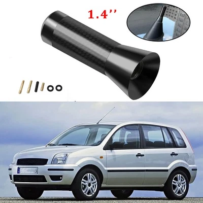 For Ford Fusion SE Carbon Fiber 1.4" Short Car Antenna Aerial Radio AM/FM Mast - Image 1 of 4