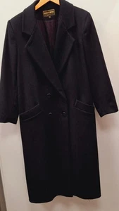 Kristen Blake Women's Navy Blue Size 10 Trench Coat Jacket - Picture 1 of 7