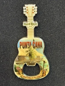 HARD ROCK CAFE *** PUNTA CANA HOTEL*** CITY GUITAR BOTTLE OPENER MAGNET ~ RARE!! - Picture 1 of 1