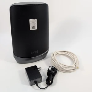 Netgear Orbi RBRE960B RBRE960b AXE11000 Router Quad-Band Wi-Fi 6E Black 08D - Picture 1 of 7
