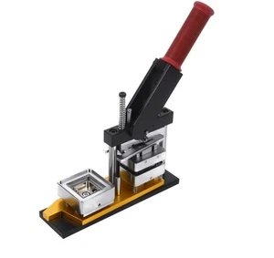 50x50mm Square Badge Machine Set with Soft Magnet Press-On Card Machine - Picture 1 of 11