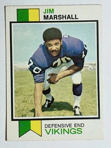 1973 Topps #406 Jim Marshall (EX) - Picture 1 of 2