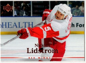 2007/08 Upper Deck Series 1 Hockey Nicklas Lidstrom No. 1 Detroit Red Wings - Bild 1 von 2