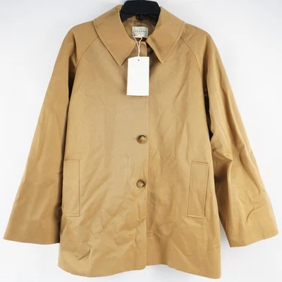 Sezane Carter Mid-Length Trench Coat In Camel - Women's Size US 4/FR 36 - Image 1 of 4