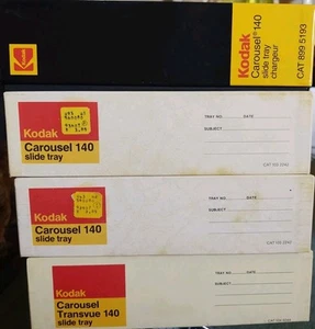 Kodak Carousel 140 Slide Trays set of 4 - Picture 1 of 5