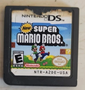 Cartucho Super Mario Bros DS (Nintendo DS, 2006) solo PROBADO auténtico - Imagen 1 de 2