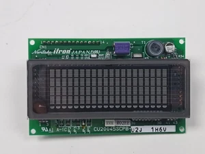 Noritake Itron CU20045SCPB-U2J Gas Plasma VFD DIsplay ISE USA Seller - Picture 1 of 6