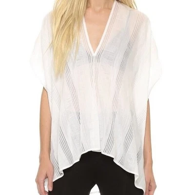 Top Zero + Maria Cornejo Lena Transparente Blanco Talla 6 Foto 1 de 4