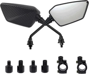 CINQUECUORI - Specchietti Moto Universali Retrovisori Regolabili – Compatibili C - Foto 1 di 12