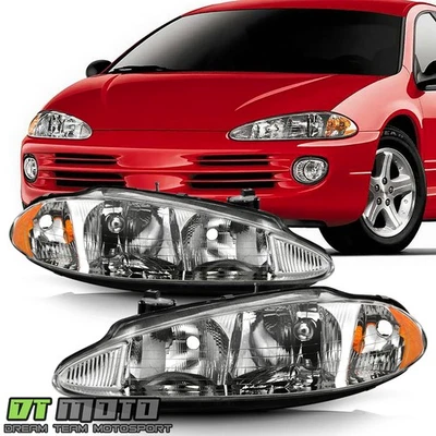 1998-2004 Dodge Intrepid Factory Style Headlights Lamps Left+Right Replacement - Image 1 of 4