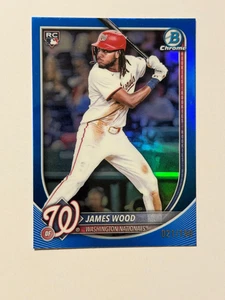 Bowman Chrome James Wood True Blue Rookie Refractor 2025/150 #29 - Imagen 1 de 2