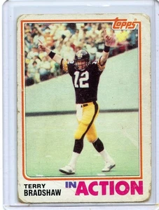 1982 Topps FB Terry Bradshaw Pittsburgh Steelers In Action #205 ⭐️💥🎯 GVG - Bild 1 von 2
