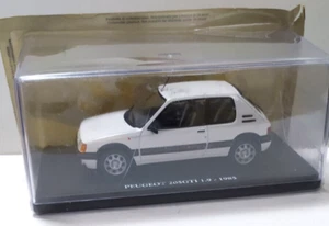 EDICOLA USATO 1:24 DIE CAST AUTO PEUGEOT 205 GTI 1.9 1985 BIANCO - Foto 1 di 5