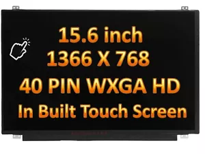 HP 15-AC 15-AC121DX B156XTK01.0 B156XTK01 laptop LED LCD screen With Touch - Picture 1 of 12
