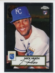 2021 Topps Chrome Platinum Anniversary NICK HEATH RC ROYALS  # 45