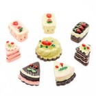 8pcs Dollhouse Miniature Cakes Food Chocolate Biscuit Bread Set Accessories 1:12