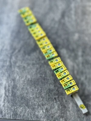 PHOENIX CONTACT - 20 Connection terminal block - AKG 16 GNYE -16mm, FREE S&H. - Image 1 of 4