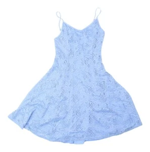 New Look Women's Blue Lace Slip Dress Size 6 - Picture 1 of 12
