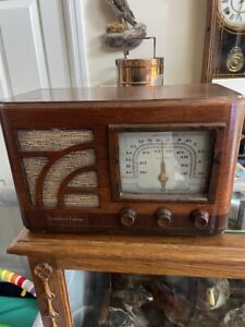 1930s Stromberg Carlson  antique Wood- tube Radio -works