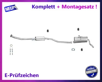 Auspuffanlage für Citroen Berlingo 1.1, 1.4, 1.6 Bj. 00-08 Auspuff Montagesatz