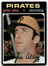1971 Topps Gene Alley Pittsburgh Pirates #416