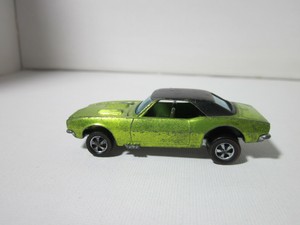 HOT WHEELS  REDLINE CUSTOM CAMARO * ANTIFREEZE COLOR & BLACK ROOF ! (READ)