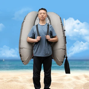 Tragbares Outdoor Angelboot Schlauchboot Angelboot mit Aufbewahrungstasche 286,6 lbs - Bild 1 von 21