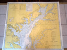 Oct 9, 1967 Chesapeake Bay Sandy Pt Susquehanna Nautical Navigation Chart #1226