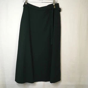 Calvin Klein Womens Fully Lined Belted A line Skirt Size 12 - Picture 1 of 9