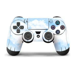 2PCS PS4 Controllers Dualshock Sky White Clouds Web Decal Warp Skin Sticker - Picture 1 of 1