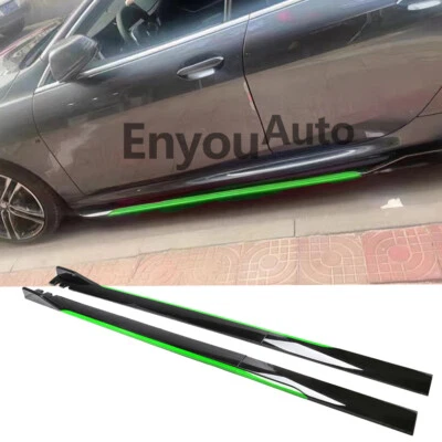 Panel basculante de extensión de faldón lateral verde para Mazda CX-3 CX-5 CX-50 CX-9 86,6" Foto 1 de 4