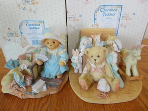 Lote De Colección De 2 Peluches Queridos CHRISTOPHER & KAITLYN Juguete Cofre Estatuillas - Imagen 1 de 8