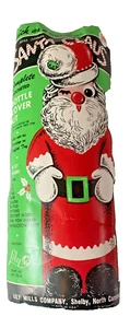 Vintage Santa Claus Crocheted Bottle Cover Toy Kit Lilly Mills Co USA New OS - Picture 1 of 19