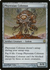 1X Phyrexian Colossus - Duel Decks: Phyrexia vs. the Coalition - NM/EX MTG CARD