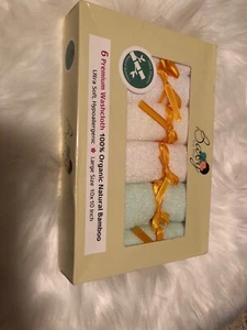 Baby WashCloths for Bath and face 6 Pack Ultra Soft Baby Bath Washcloths - Picture 1 of 6