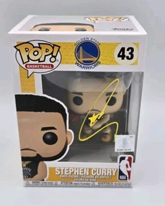 STEPH CURRY GOLDEN STATE WARRIORS SIGNED NBA FUNKO UG COA EXACT VIDEO PROOF - Picture 1 of 9