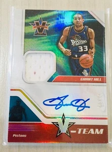 Grant Hill 2018-19 Panini Vanguard V-Team Jersey Autograph Auto /49 - Picture 1 of 1