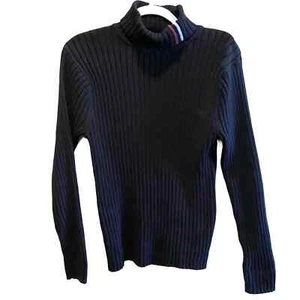 Old Navy Turtleneck sweater pullover size M Black long sleeve - Picture 1 of 5