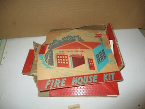 O Scale Plasticville Fire House Kit FH-4 - Picture 1 of 5