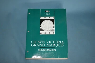 Ford Crown Victoria Vic Mercury Grand Marquis 1998 manual de reparación de taller de servicio Foto 1 de 4