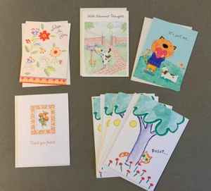 Posten 8 Freund Grußkarten Punze PVA neu mit Umschlägen - Bild 1 von 3