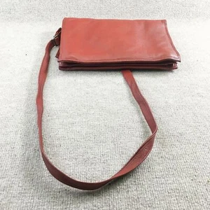 Diesel Bag Womens Red Genuine Soft Leather Purse Crossbody 8X4X11.8 - Picture 1 of 10