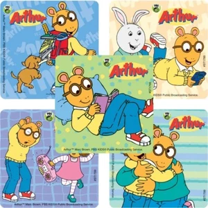 Arthur Stickers x 5 - Birthday Party Favours Supplies Loot Ideas Fun Stickers - Picture 1 of 6